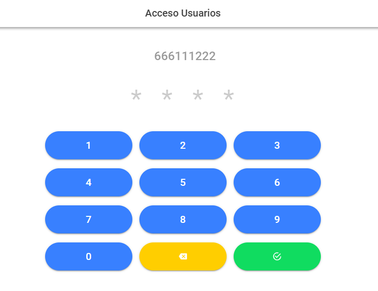 acceso de usuarios